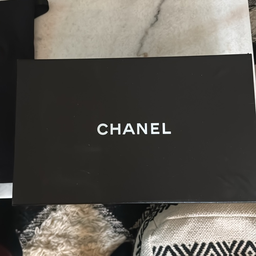 Chanel men’s sneakers G34459Y51526Calfskin/mesh/lycra size 45 Black. - Picture 3 of 10
